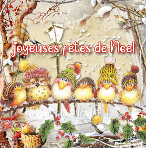 Gif joyeux fêtes de Noël 